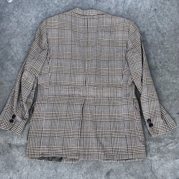 Malibu Clothes Men's Vintage Cashmere Houndstooth Sport Coat, Made In USA - Picture 6 of 12